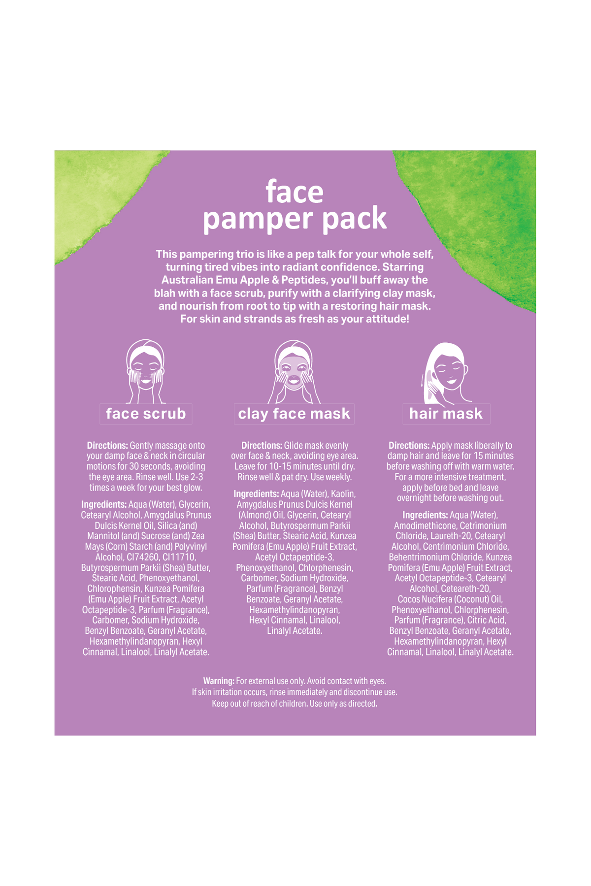 Fresh Face Face Pamper Pack
