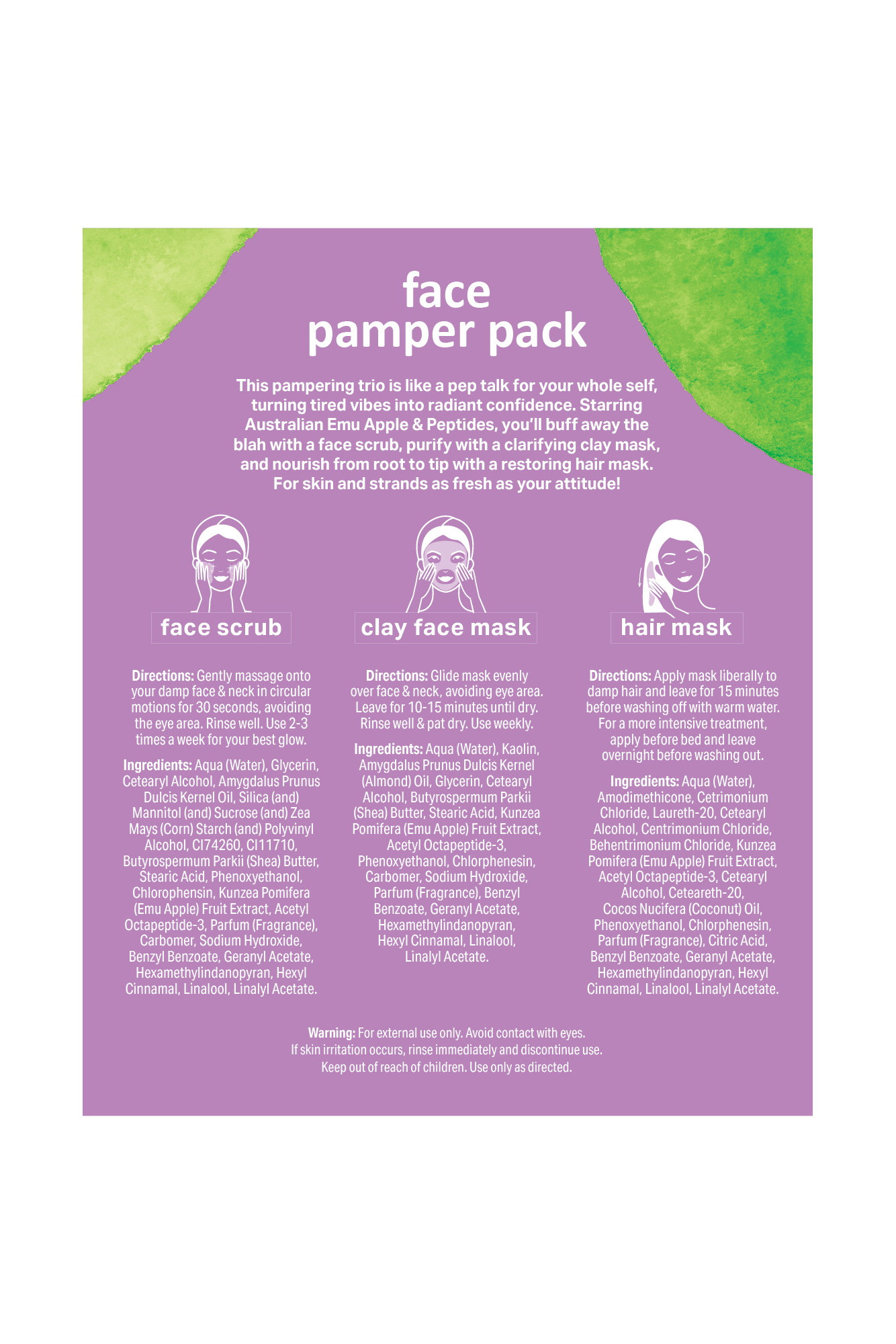 Fresh Face Face Pamper Pack