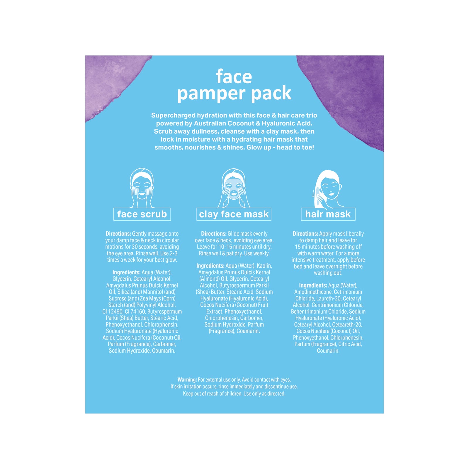 You Glow Girl Face Pamper Pack