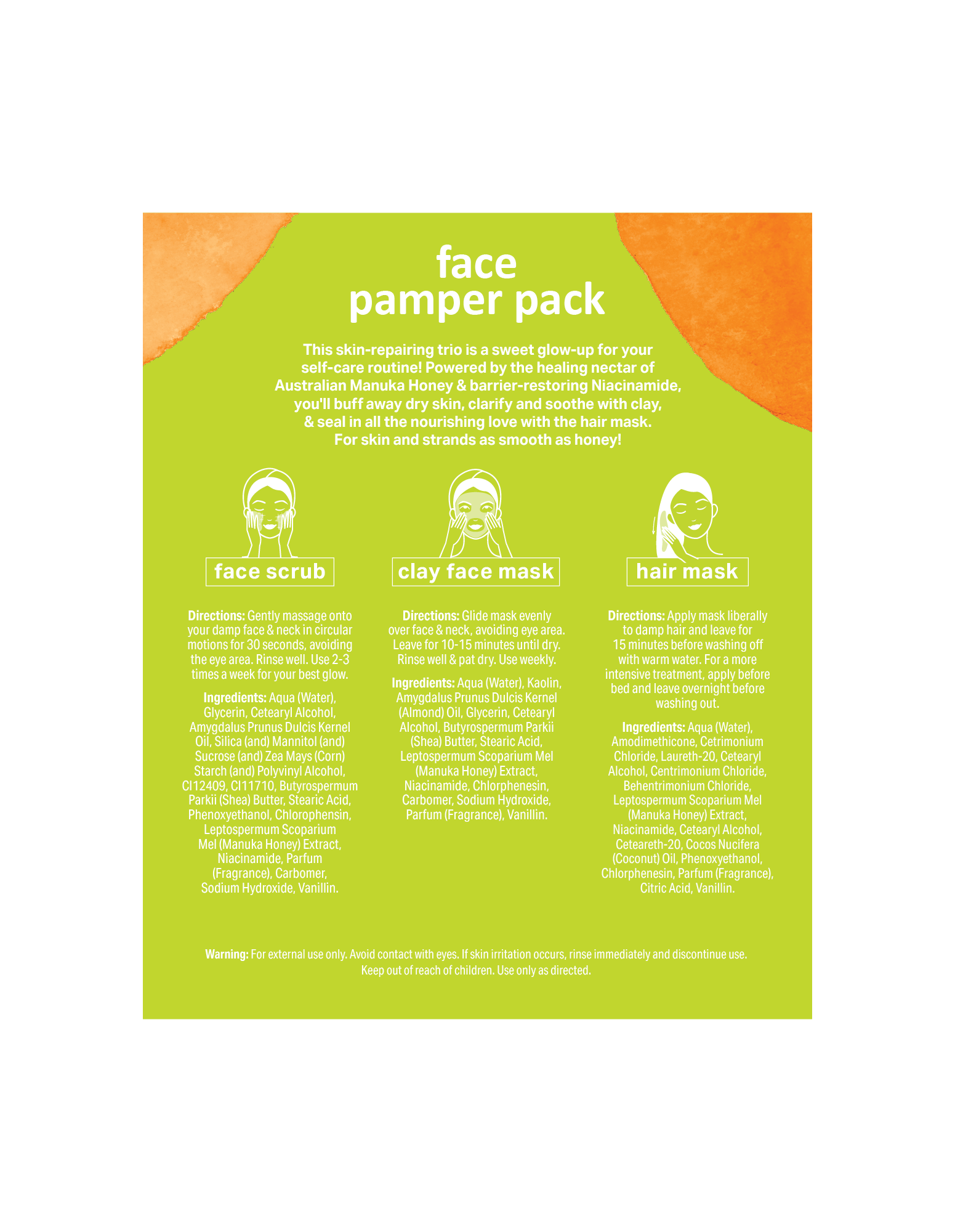 Skin Like Honey Face Pamper Pack