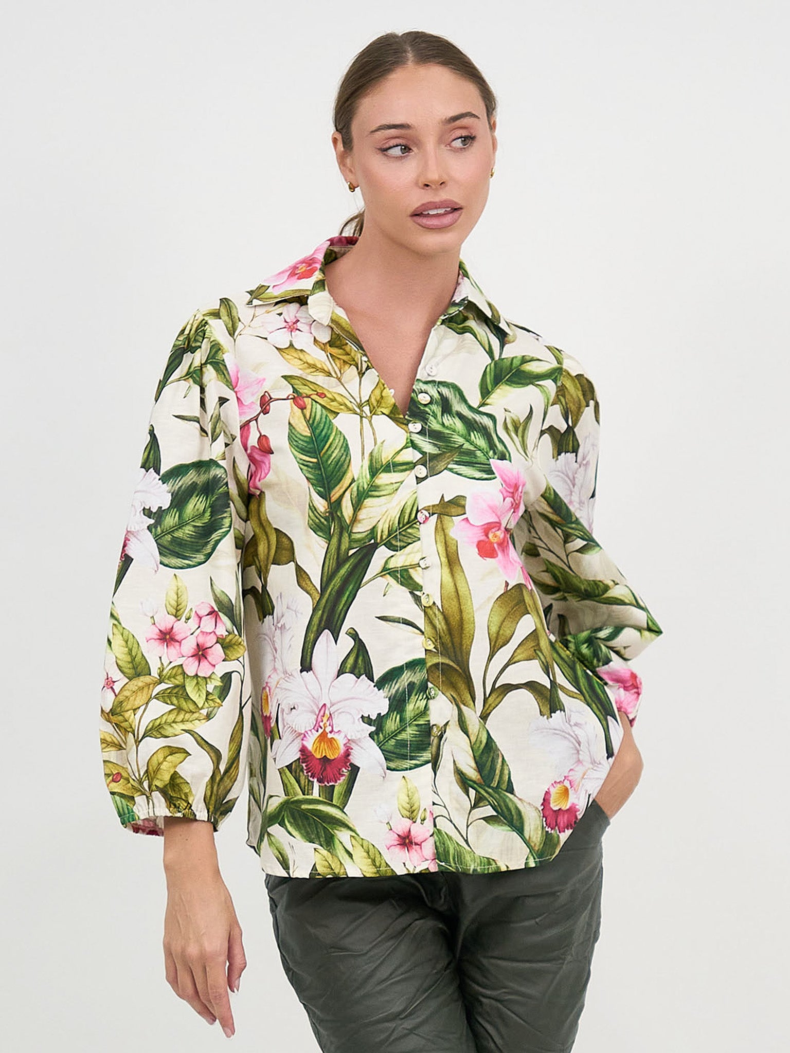 Linen Button Shirt