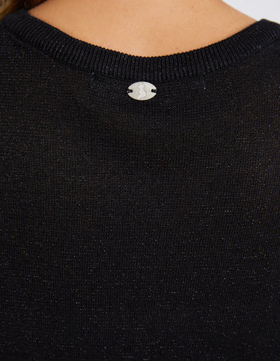 Alma Metallic Knit Top