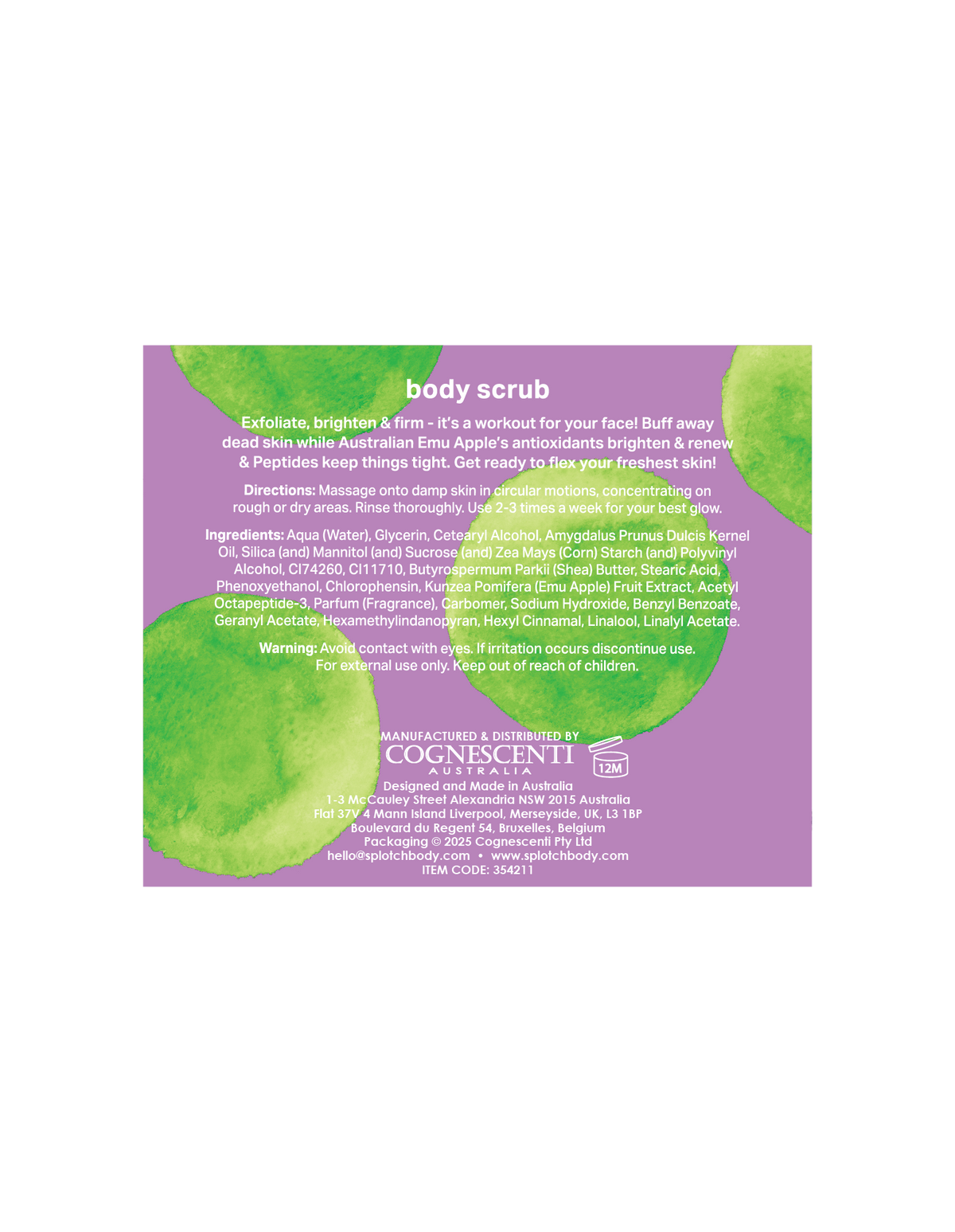 Get Buffed Body Scrub