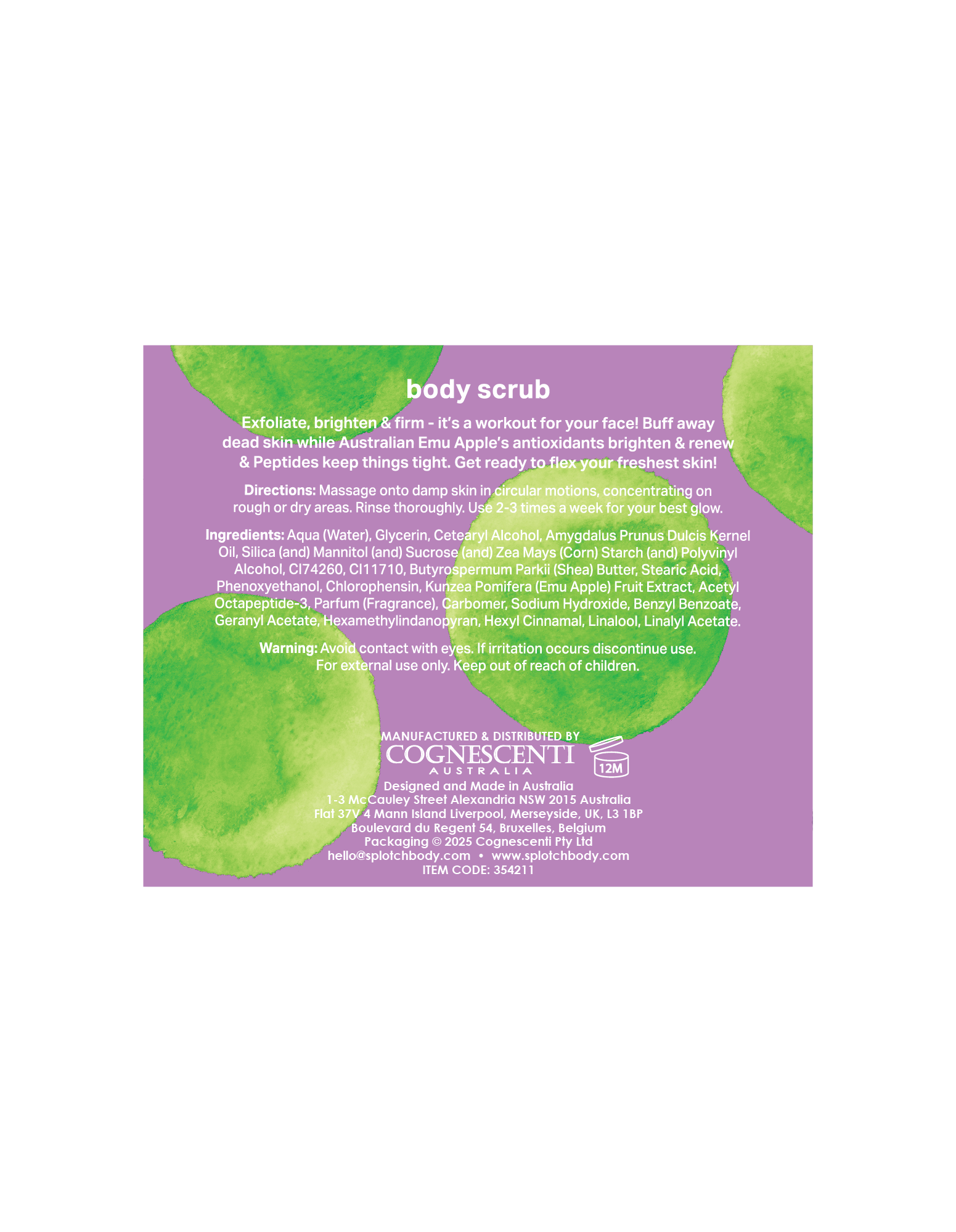 Get Buffed Body Scrub