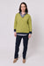 Contrasting V-Neck Knit Jumper