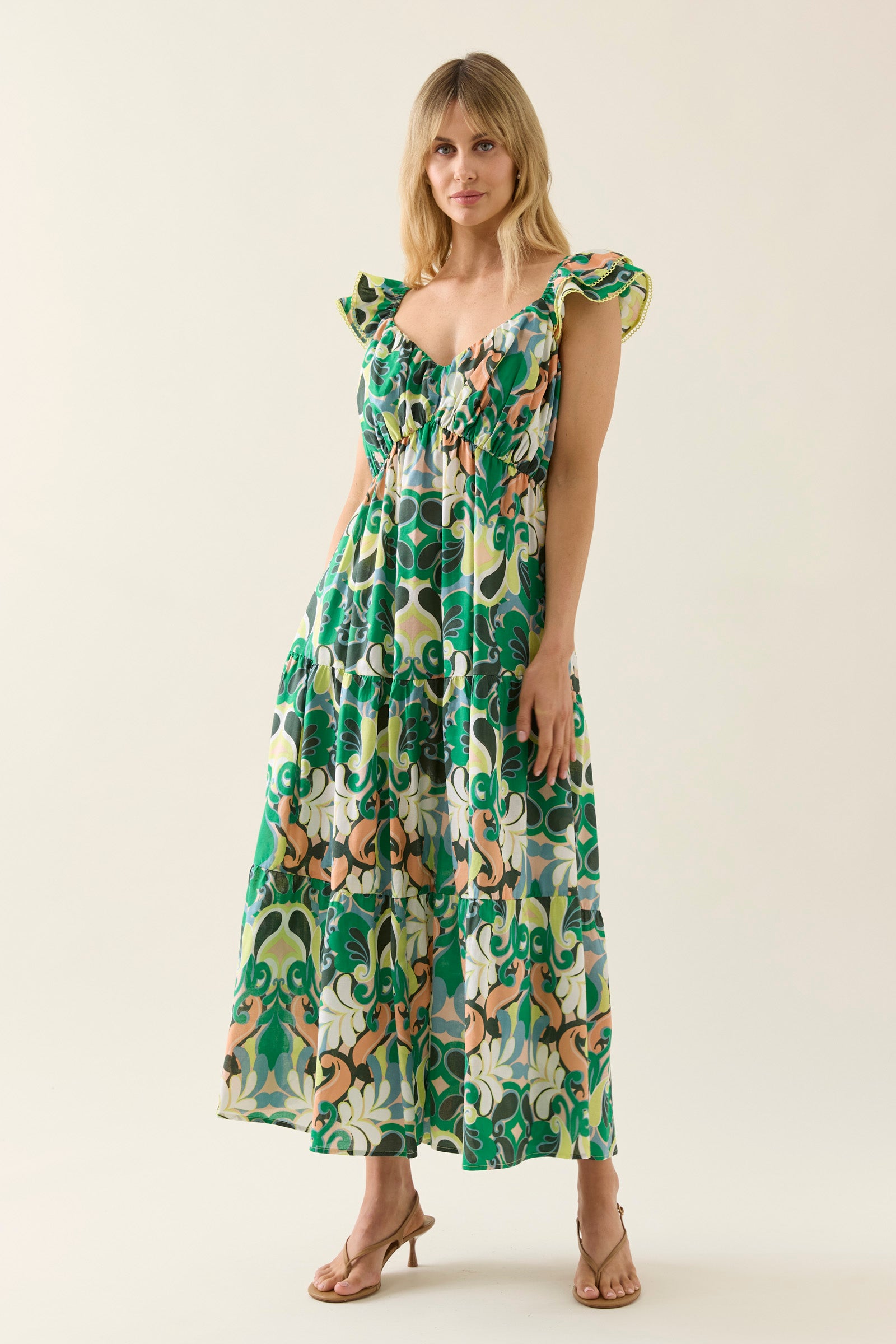 Aurora Frill Tank Dress