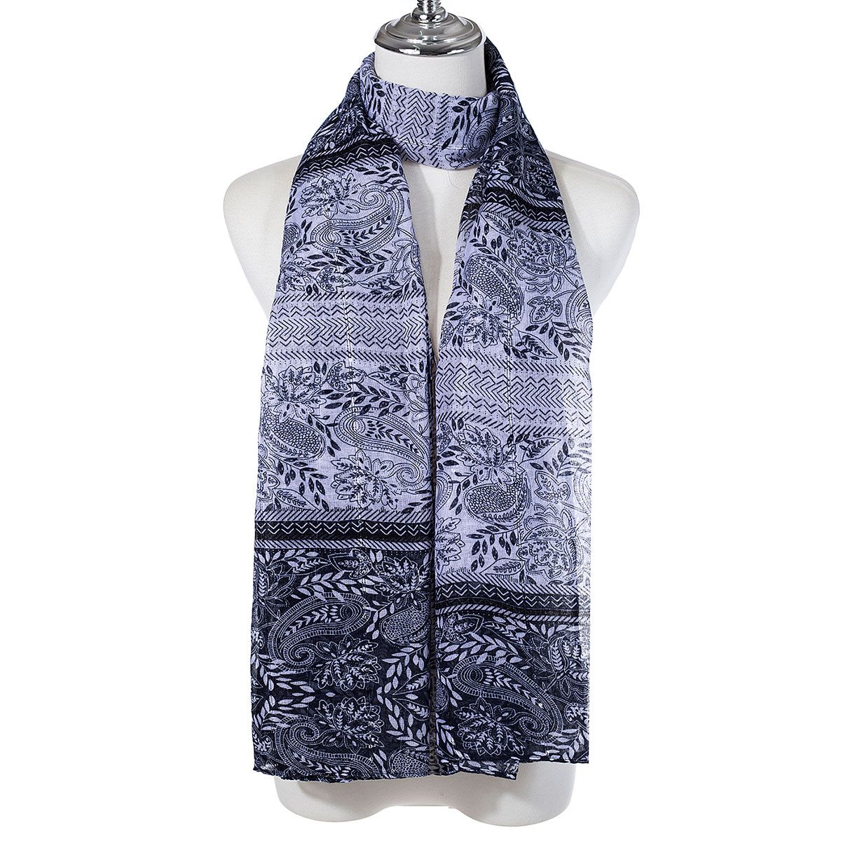 Paisley Stripe Scarf