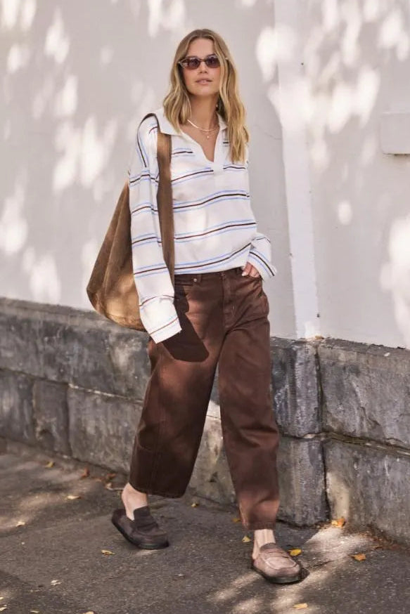 Shelby Slouchy Rugby Top
