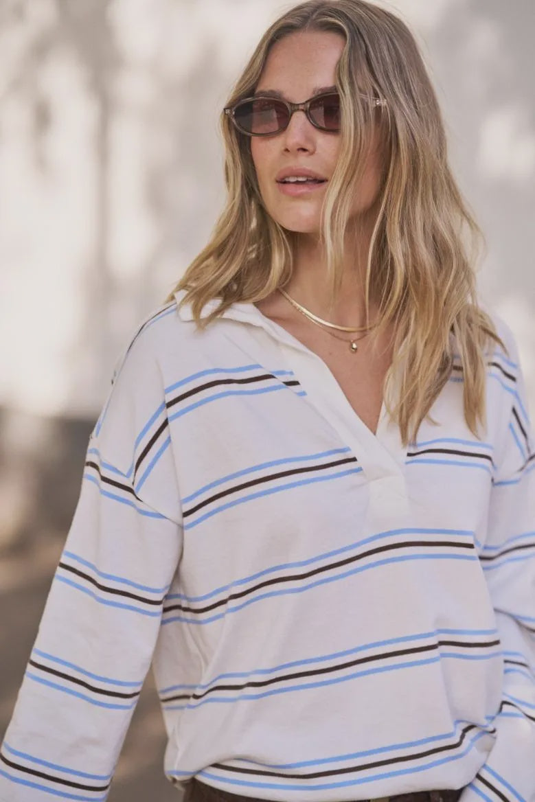 Shelby Slouchy Rugby Top