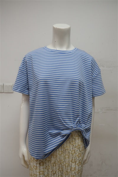 Striped Tuck Tee