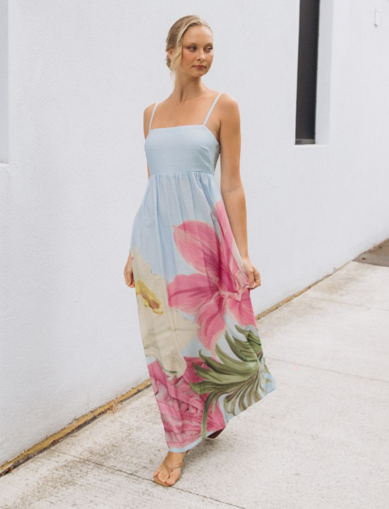 Island Floral Maxi Dress
