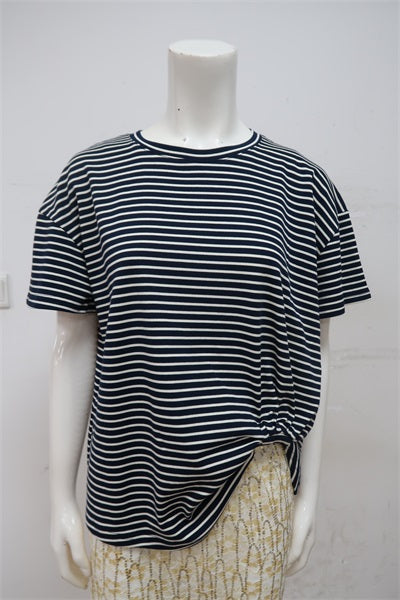 Striped Tuck Tee