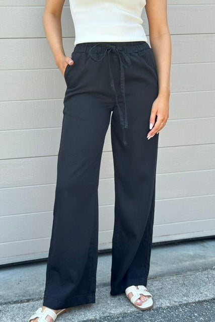 Lila Drawstring Denim Pant