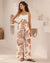 Coral Wide Leg Pants
