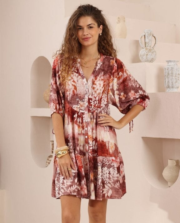 Rose Garden Short Dress