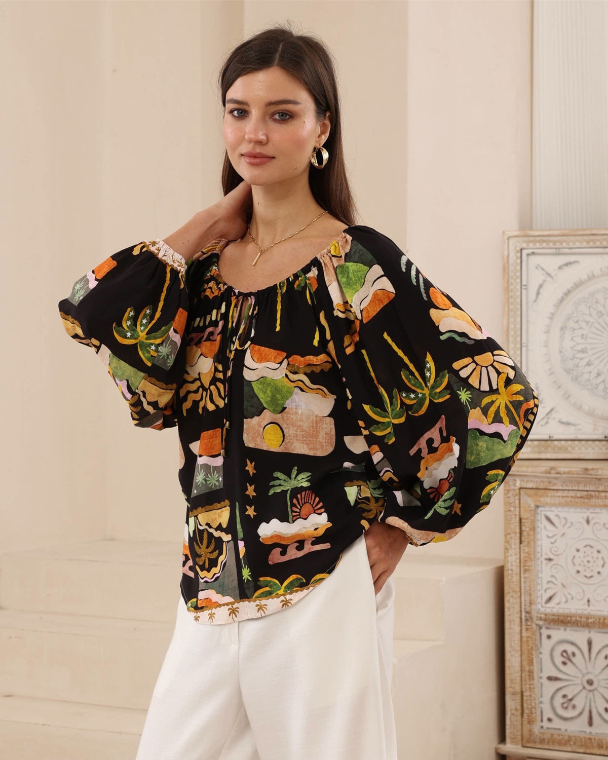 Summer Night Blouse