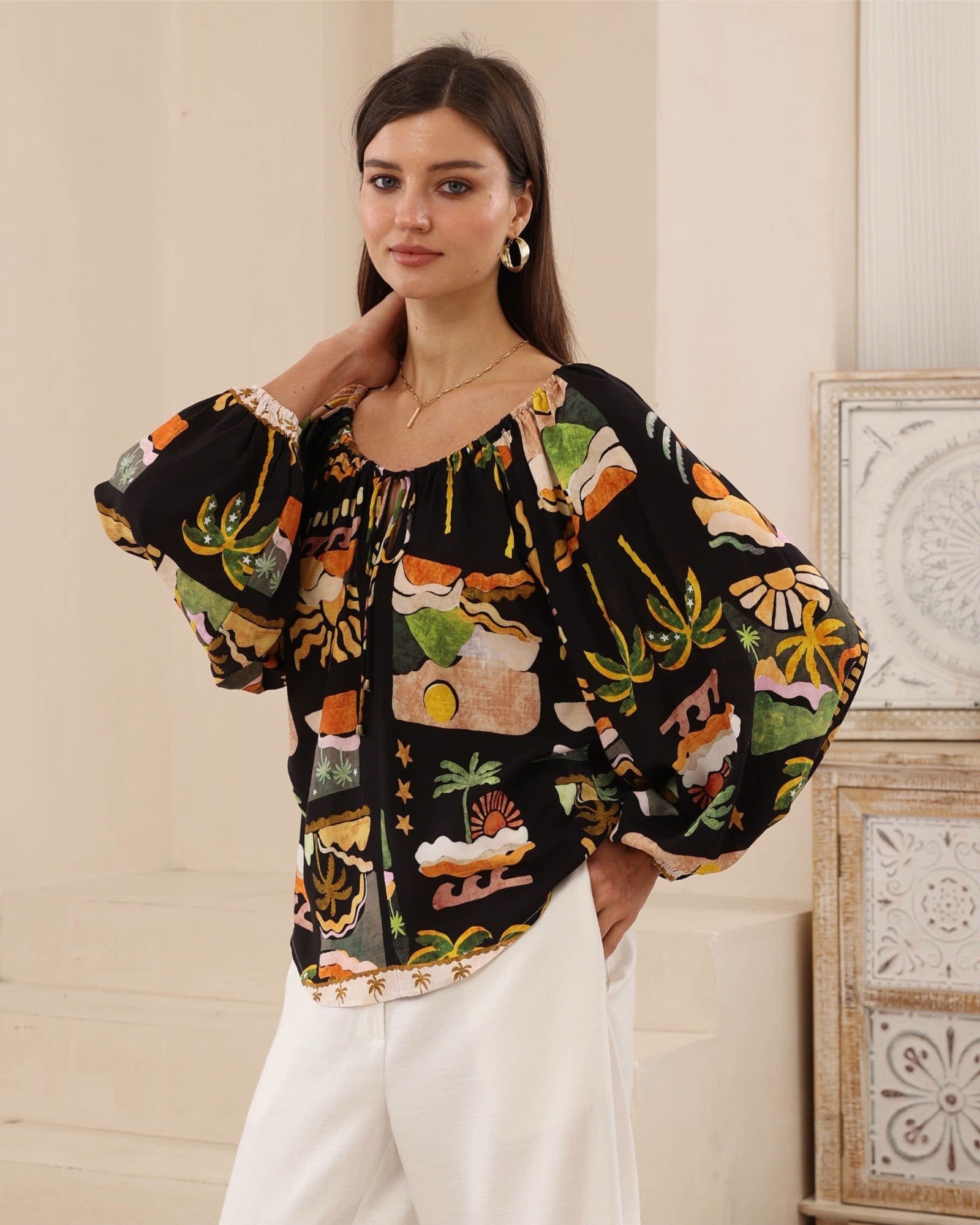 Summer Night Blouse