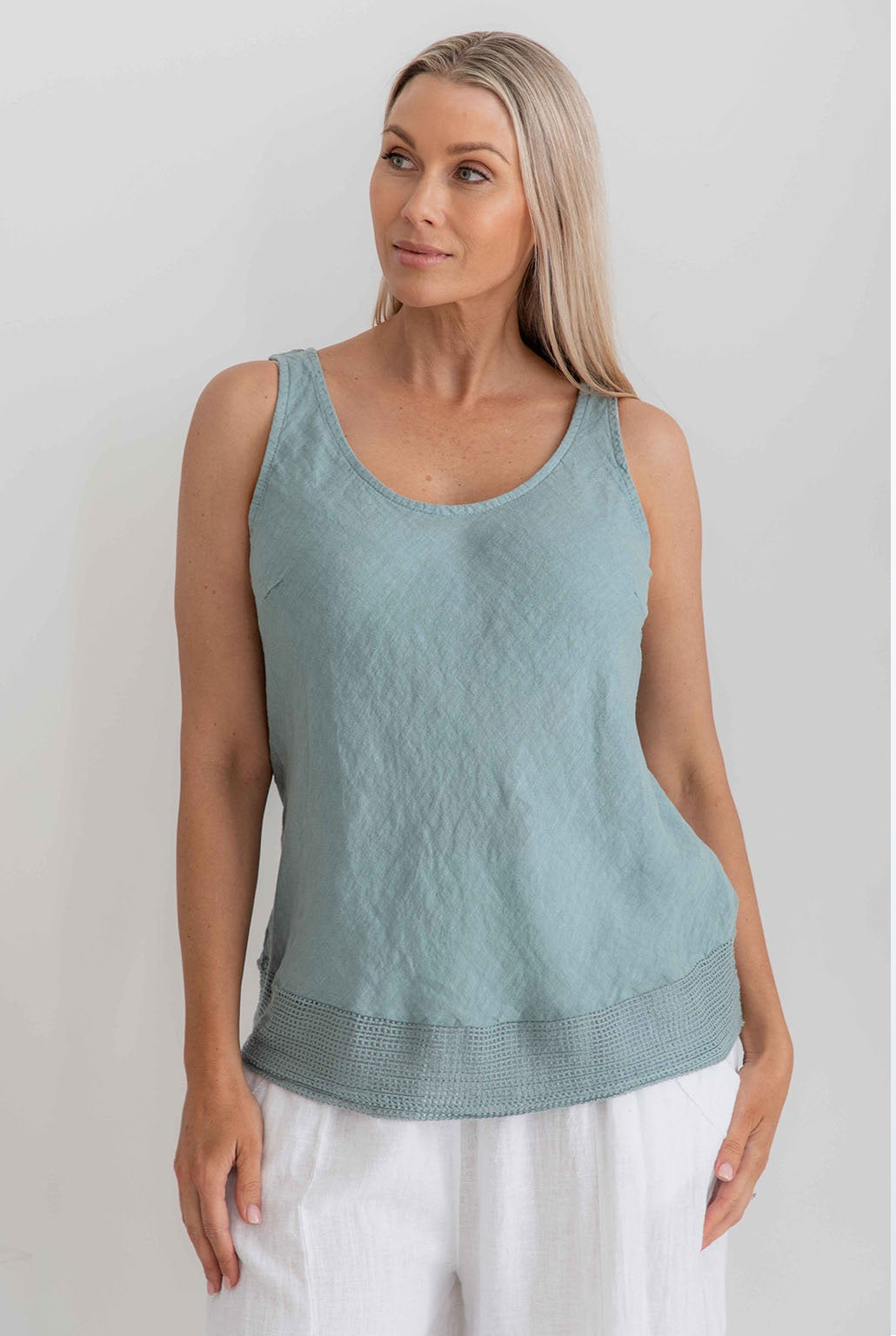Turi Linen Cami Top