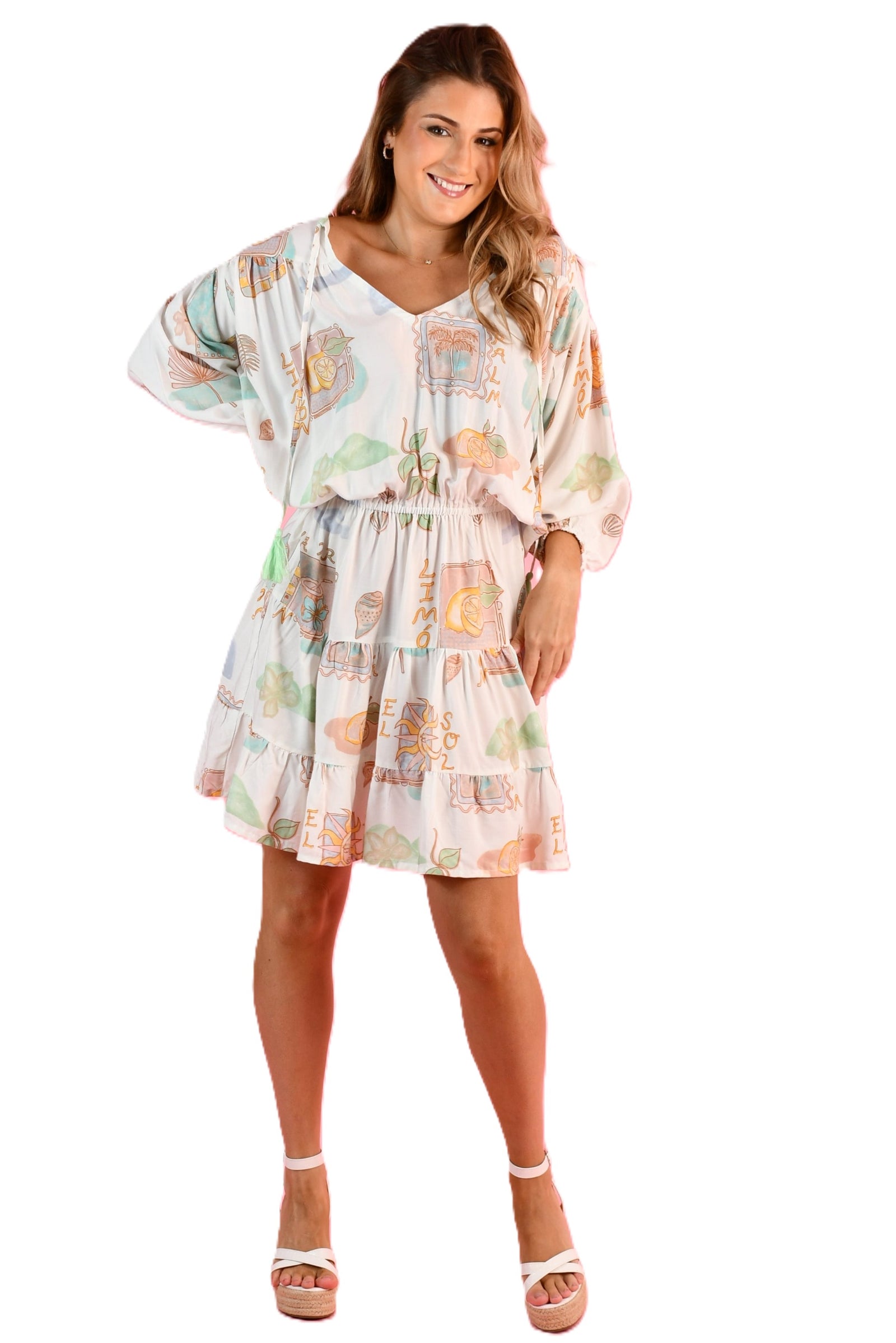 Juliete Bell Sleeve Dress