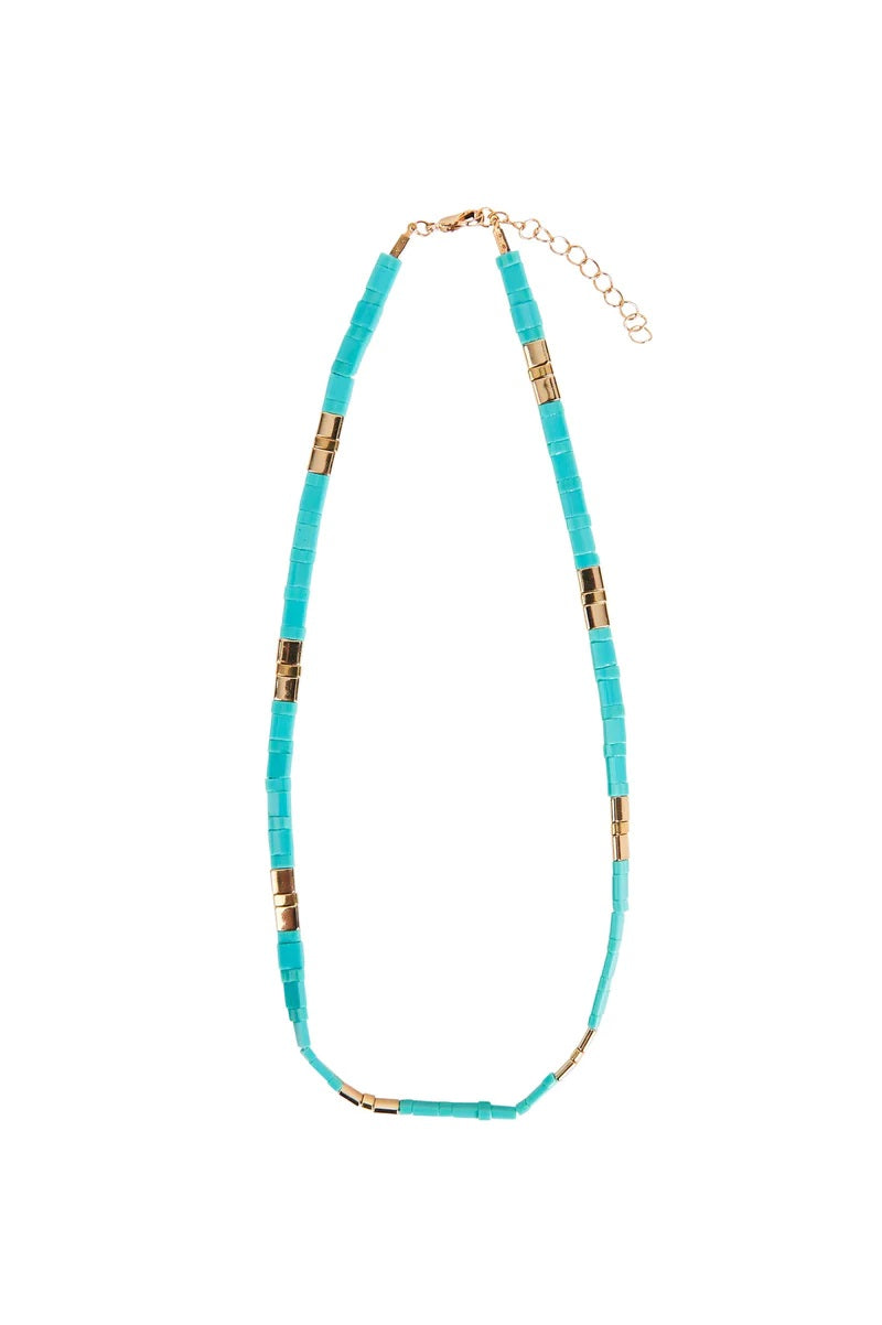 Aura Glass Bead Necklace