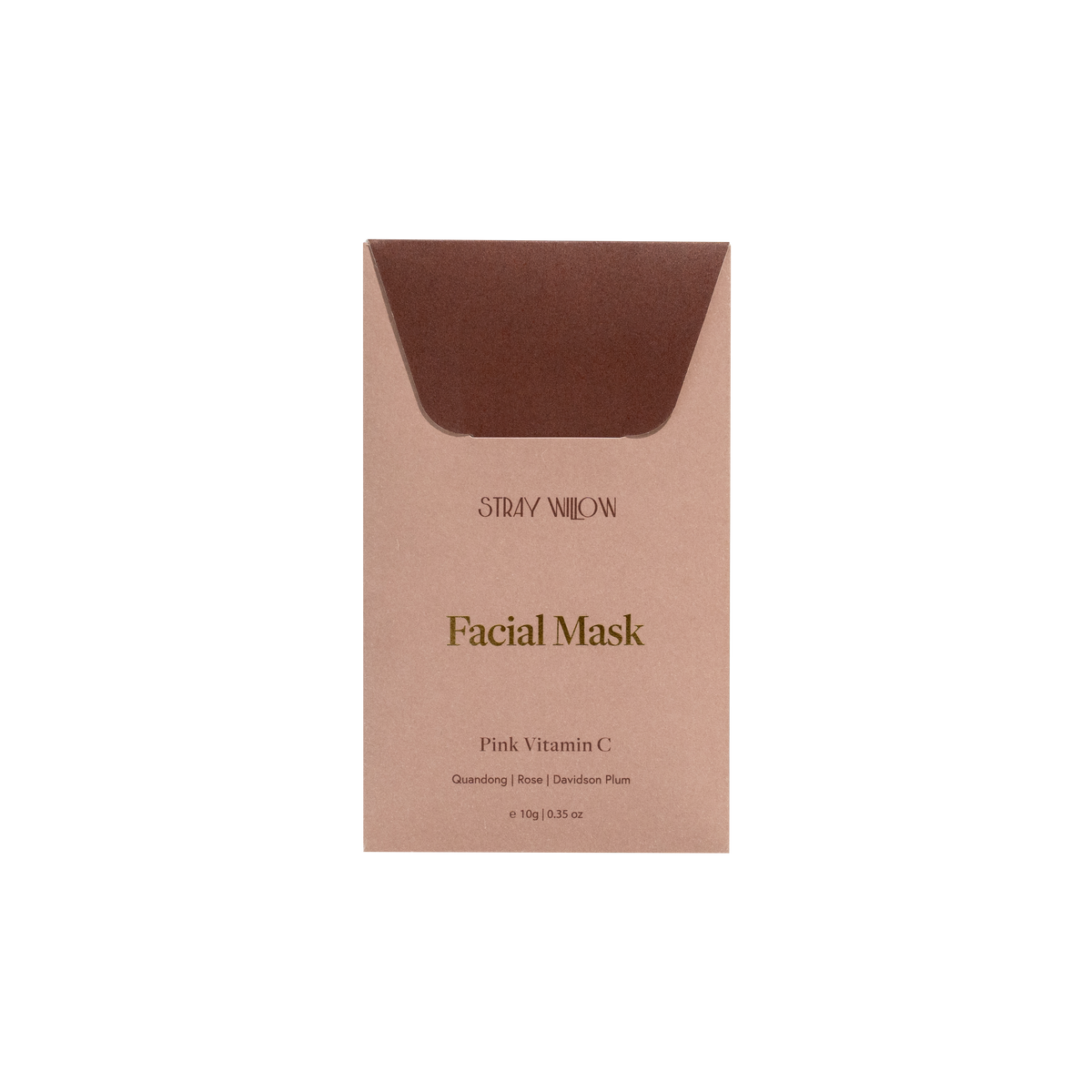 Stray Willow Facial Mask in pink vitamin C with Quandong rose and davidson plum.