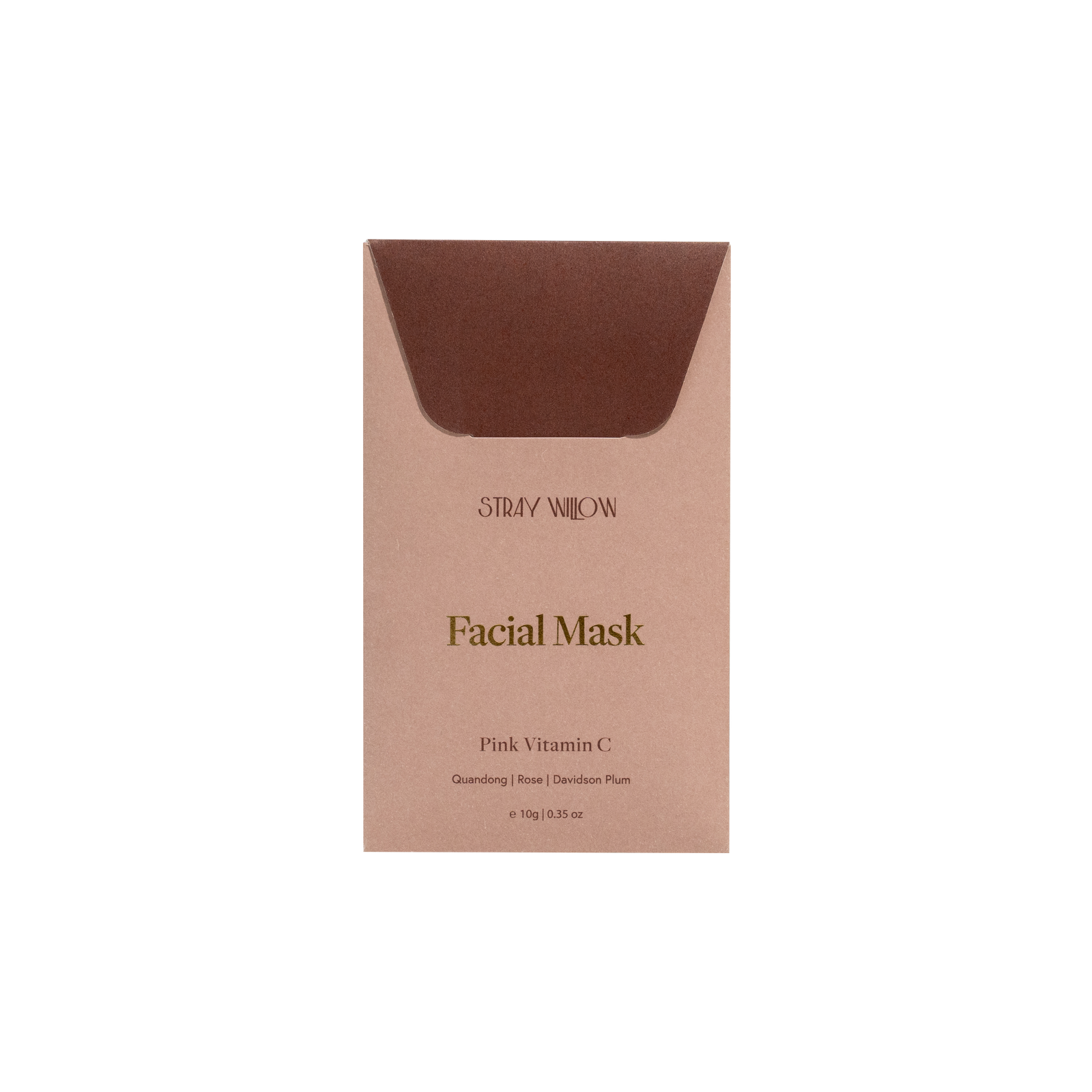 Stray Willow Facial Mask in pink vitamin C with Quandong rose and davidson plum.