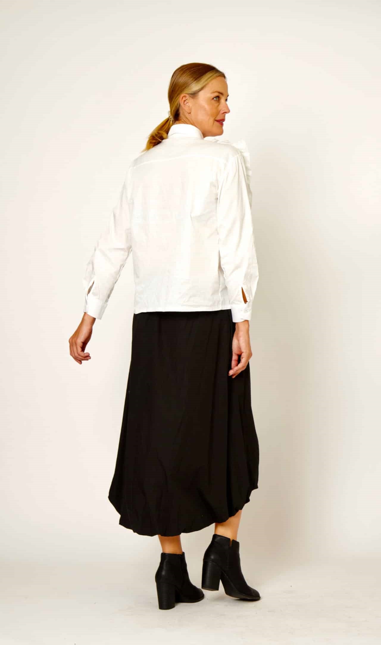 Cotton Hem Skirt