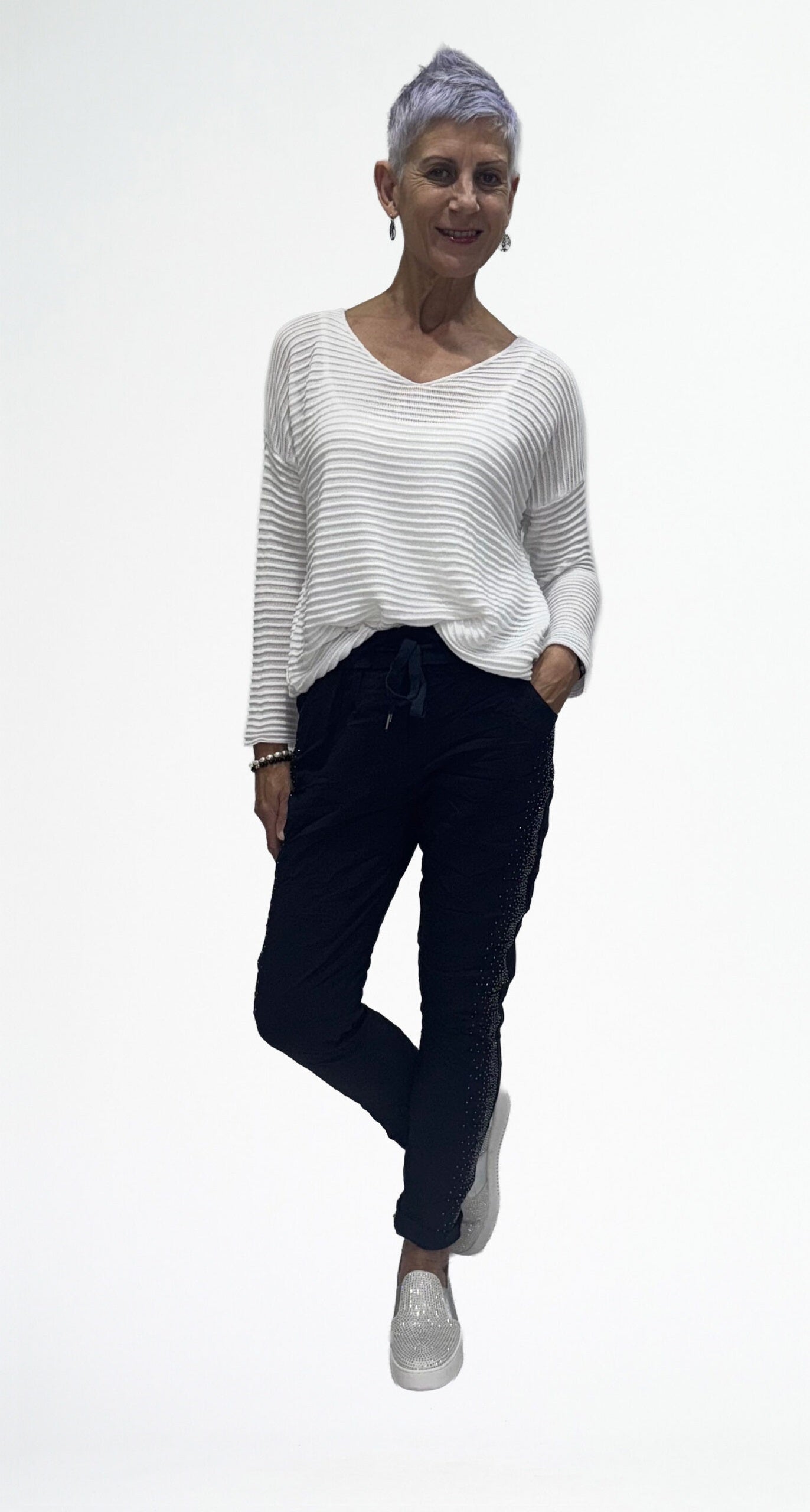 Jogger Pant with Side Bling