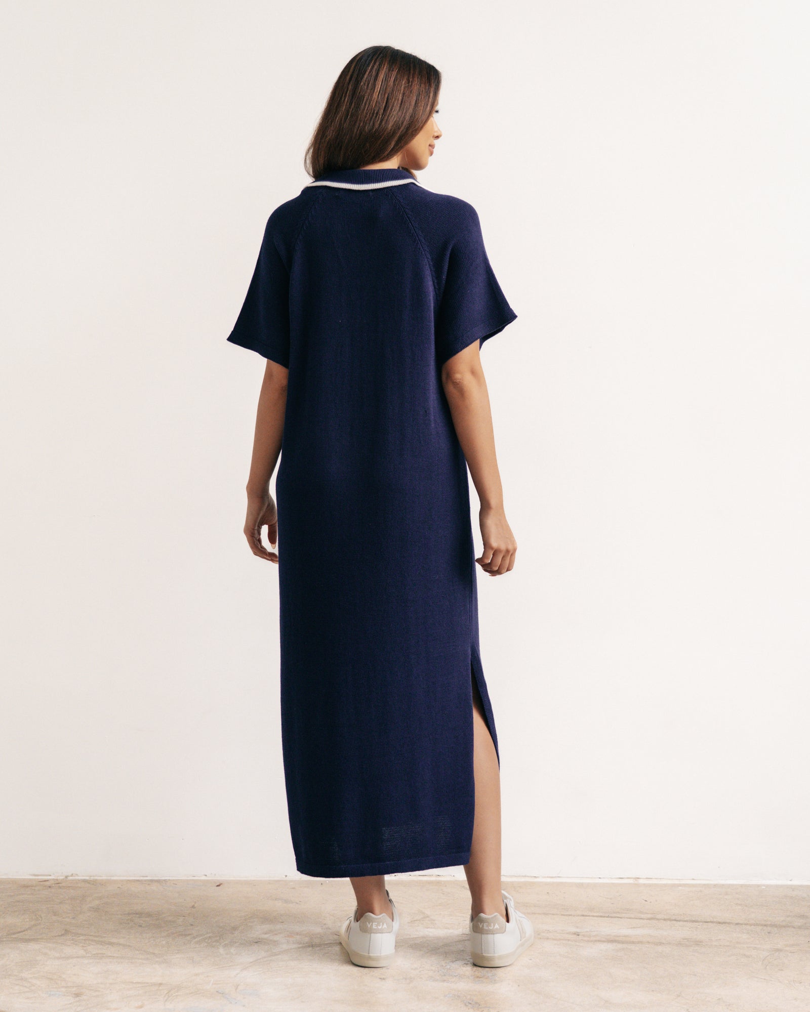 V Neck Detailed Dress