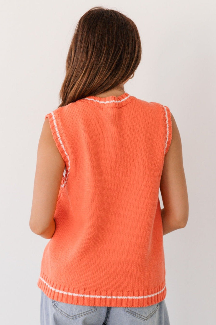 Sardines Embroidered Knit Top