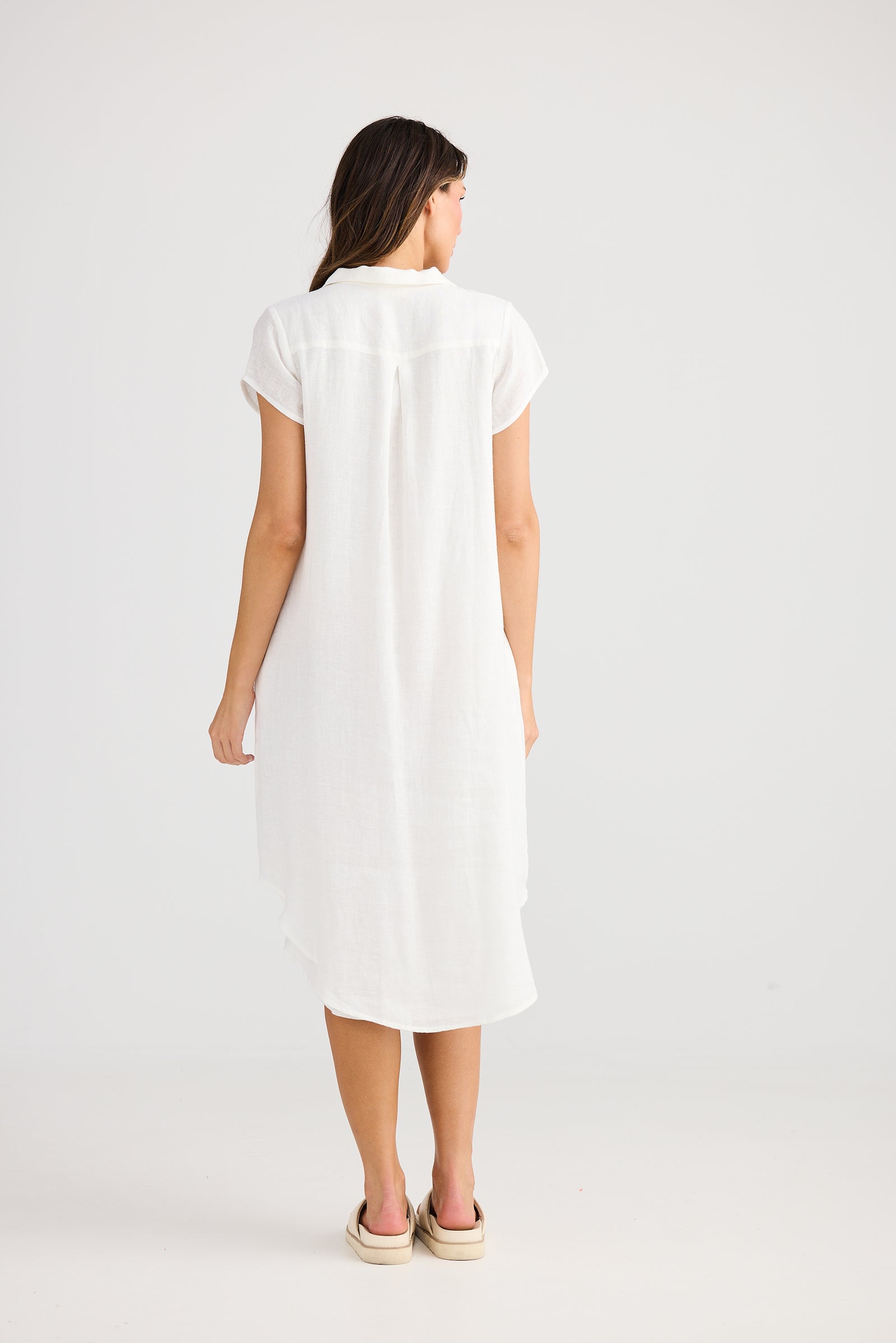 Ahoy Linen Tunic Dress