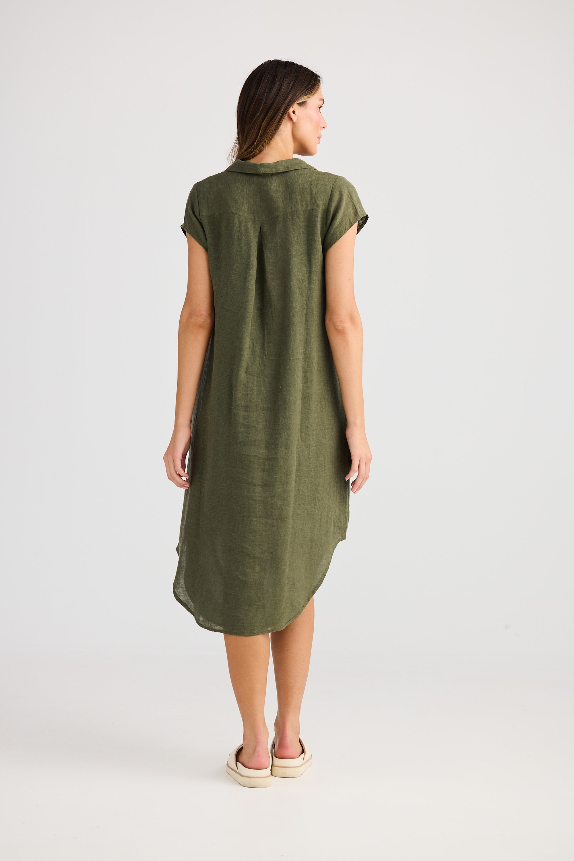 Ahoy Linen Tunic Dress