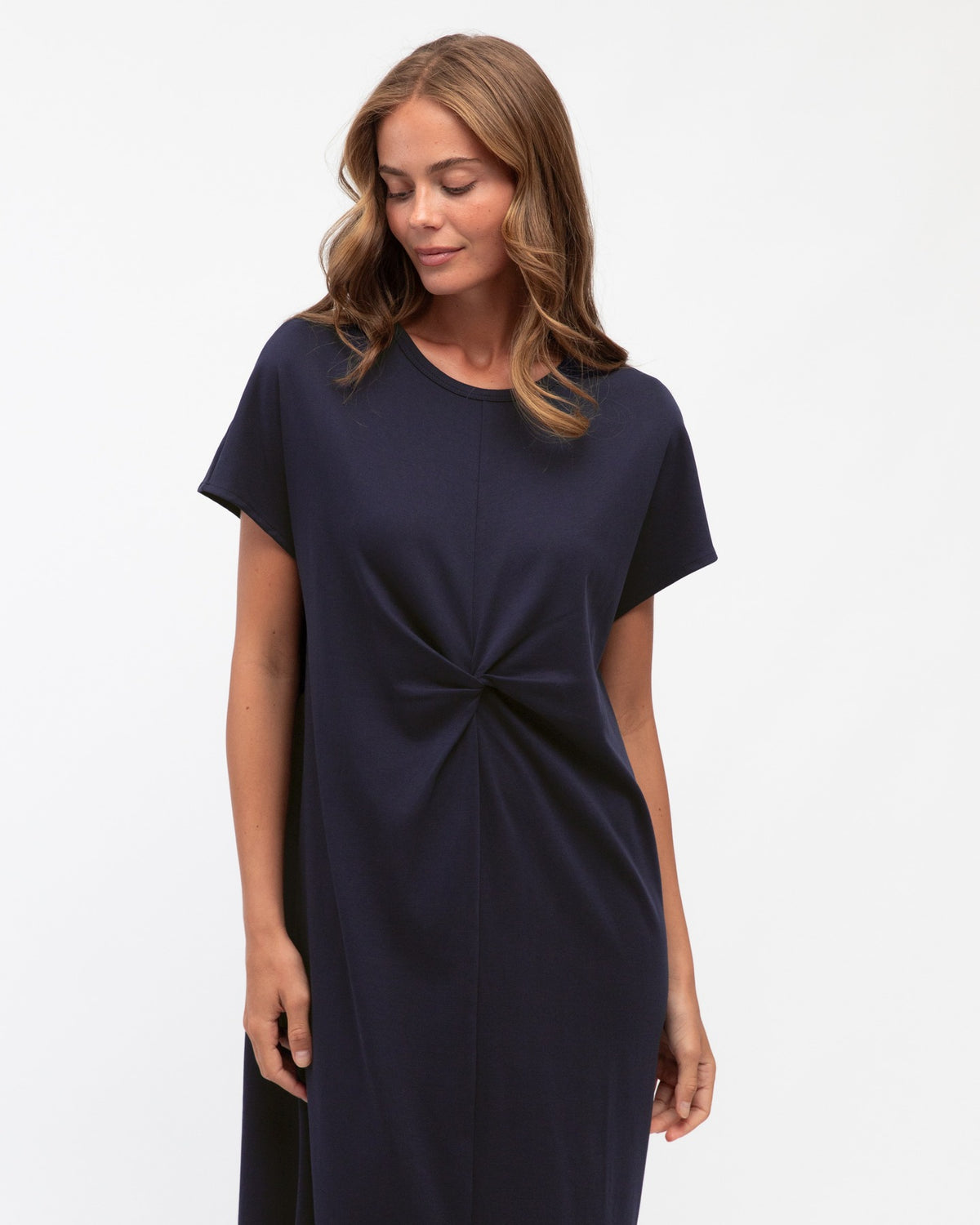 Cotton Twist Front Dress