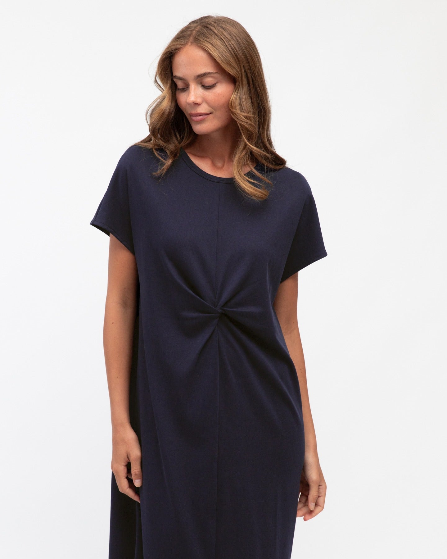 Cotton Twist Front Dress