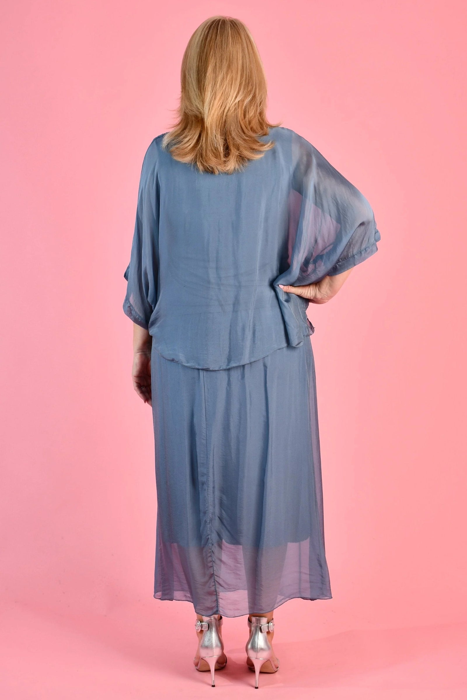 Marta Silk Maxi Skirt