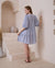 Striped Tiered Midi Dress