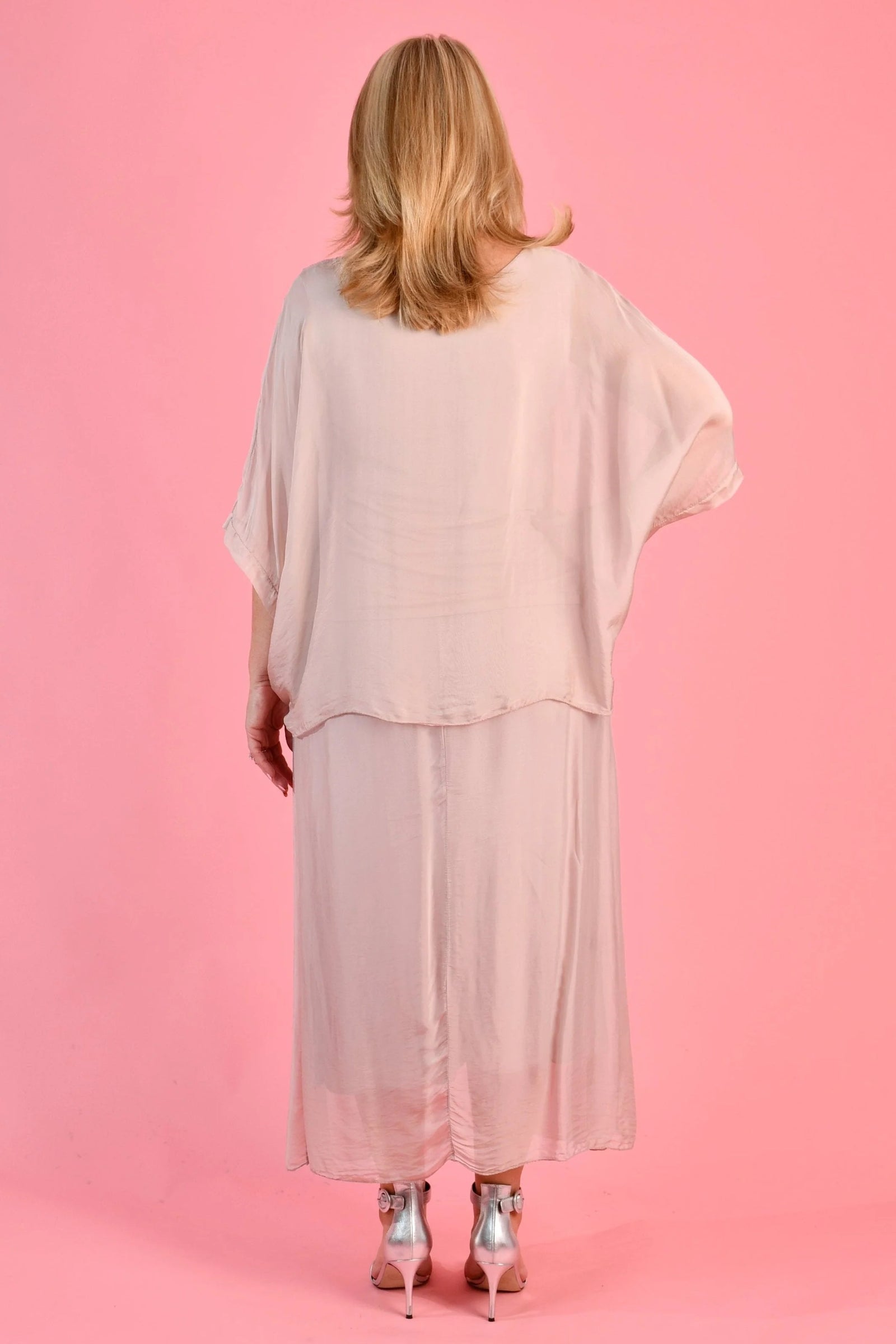 Marta Silk Maxi Skirt