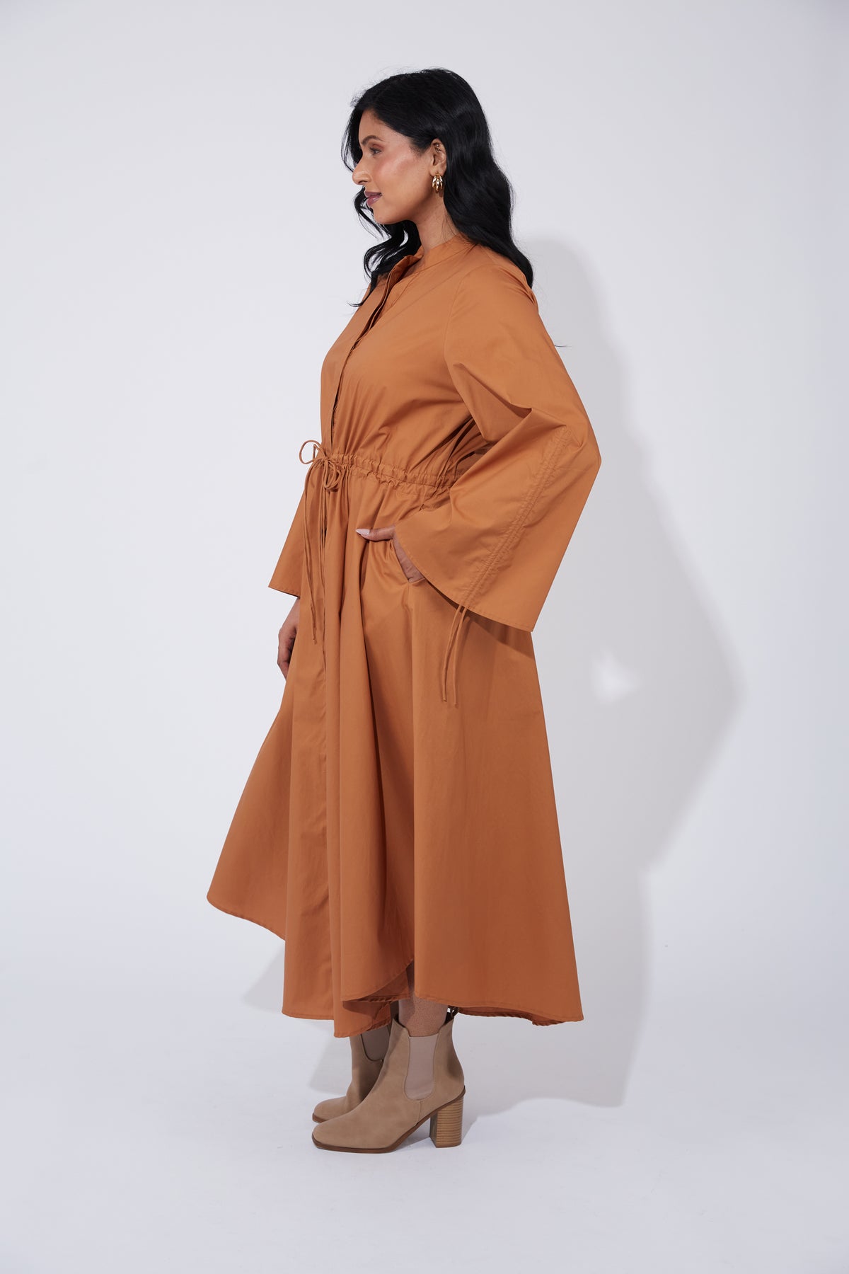 Phoenix Maxi Shirt Dress