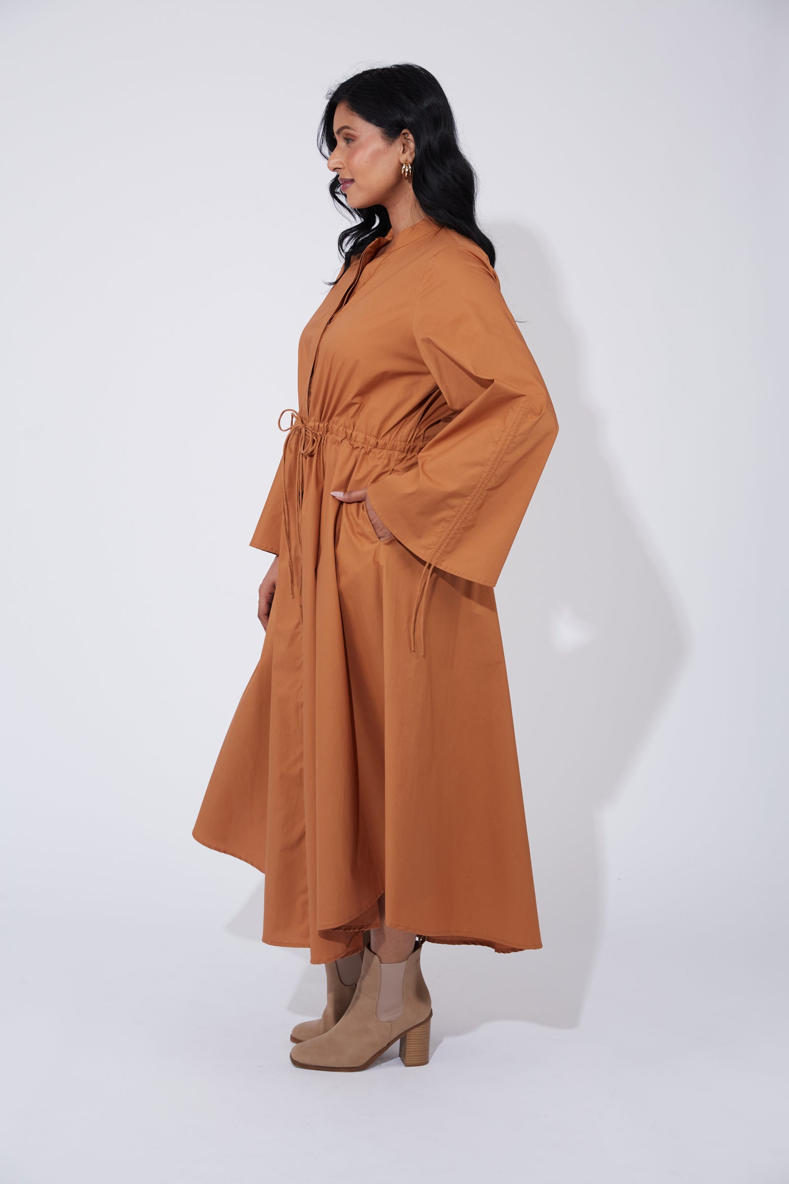 Phoenix Maxi Shirt Dress