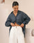 Relaxed Open Collar Shirt