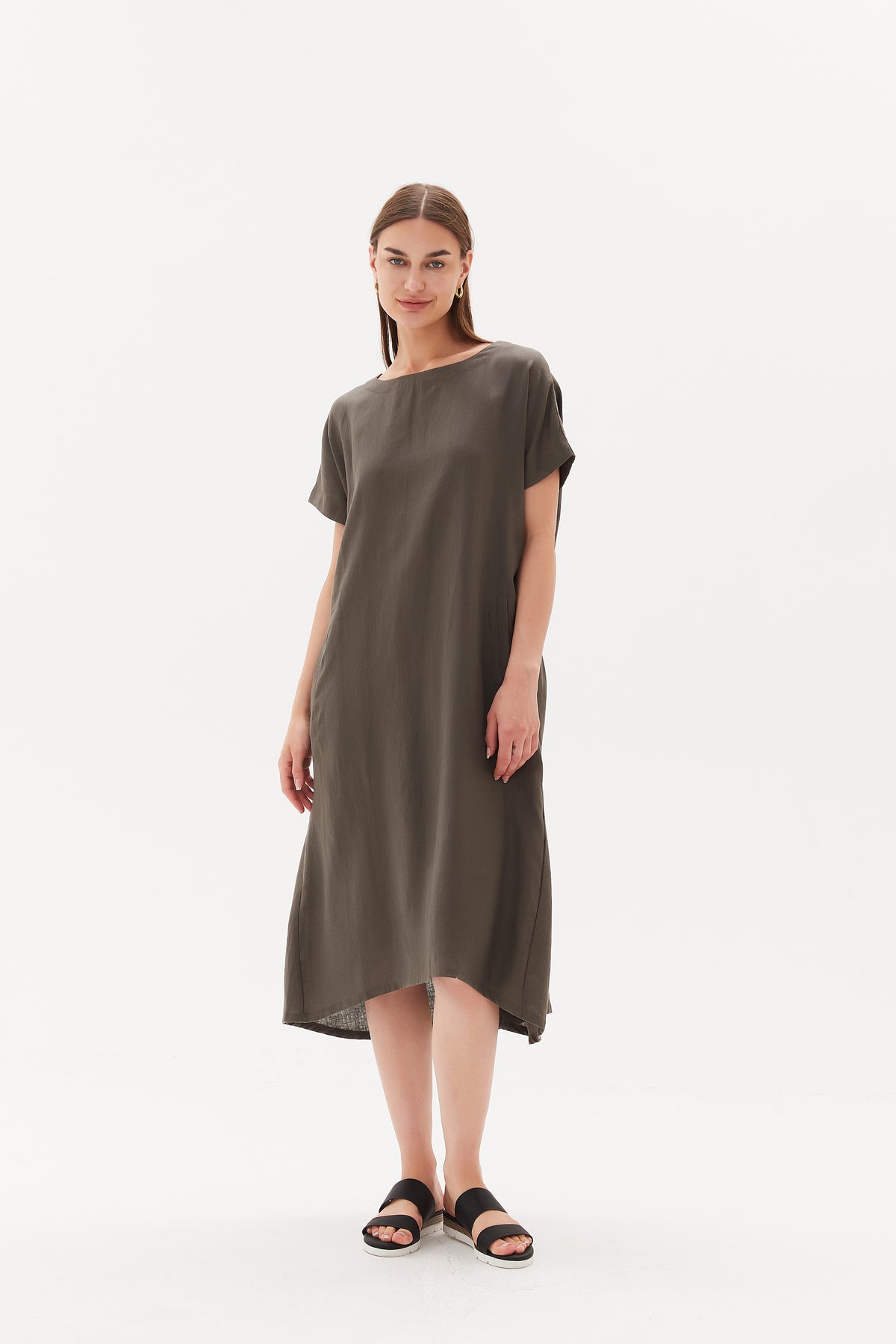 Elastic Gather Dress