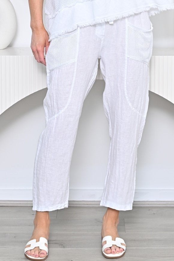 Net Pockets Cotton Pant