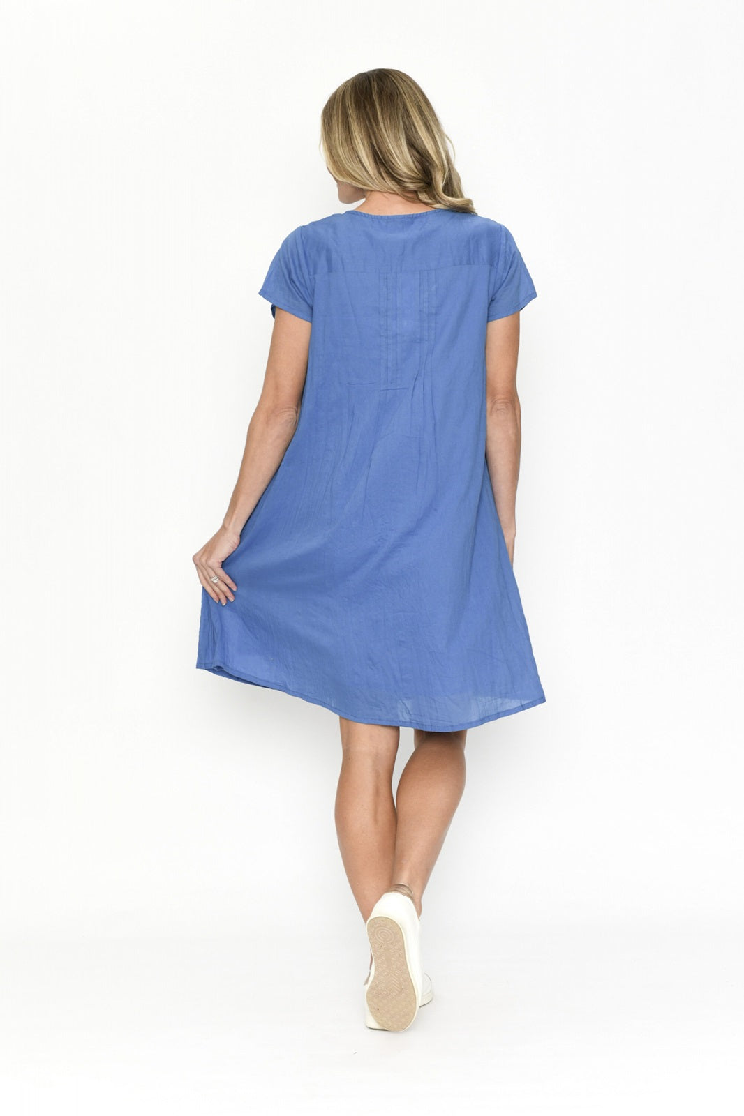 Taylor Dress Cap Sleeve Solid With Lining