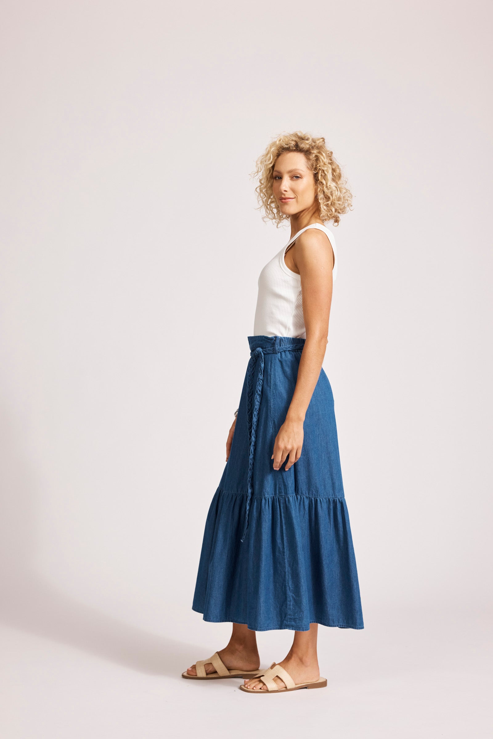 Melenia Denim Skirt