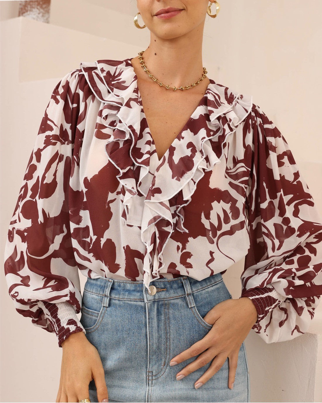 Floral Splash Top