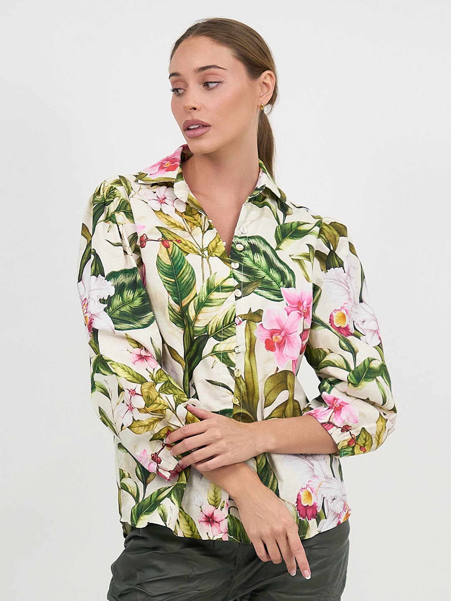 Linen Button Shirt