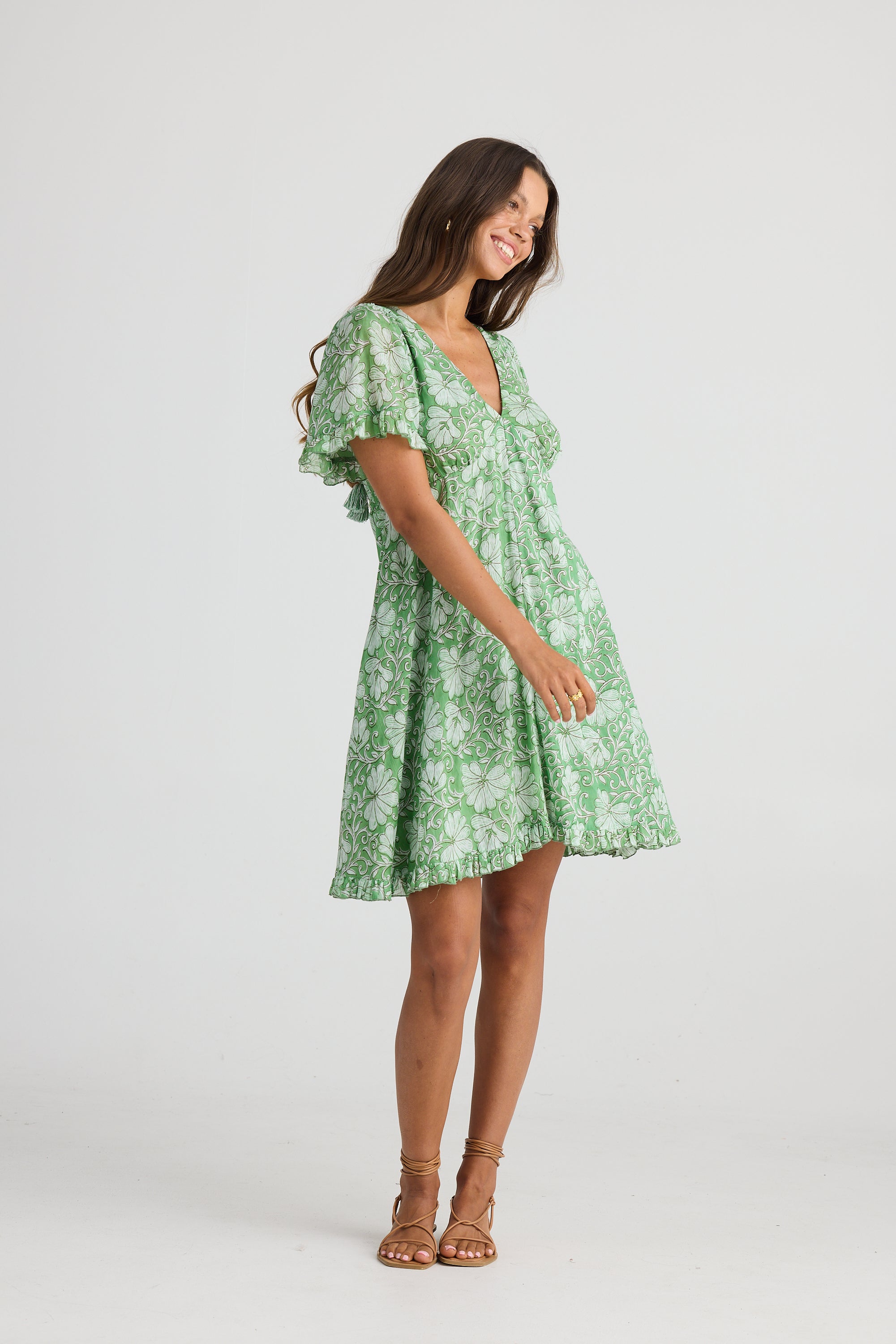 Tea Party Dress in Apple Blossom by Talisman - Kindred Spirit Boutique & Gift Tea Party Dress in Apple Blossom by Talisman - Kindred Spirit Boutique & Gift
