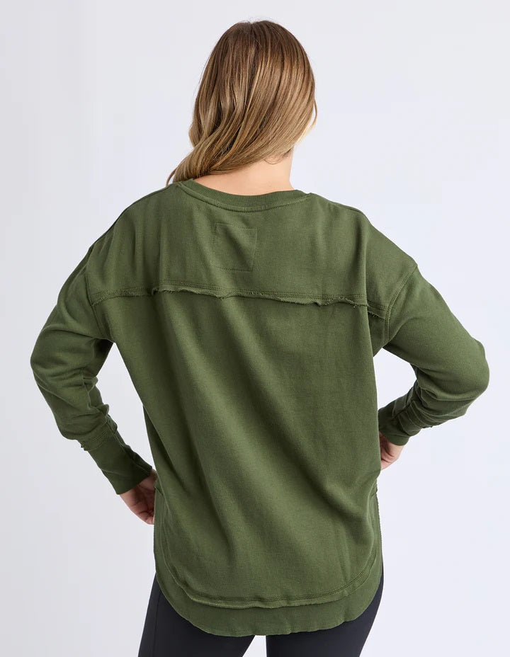 Simplified Metallic Crew Neck Jumper