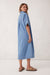 Ava Short Sleeve Yoke Detail Midi Dress