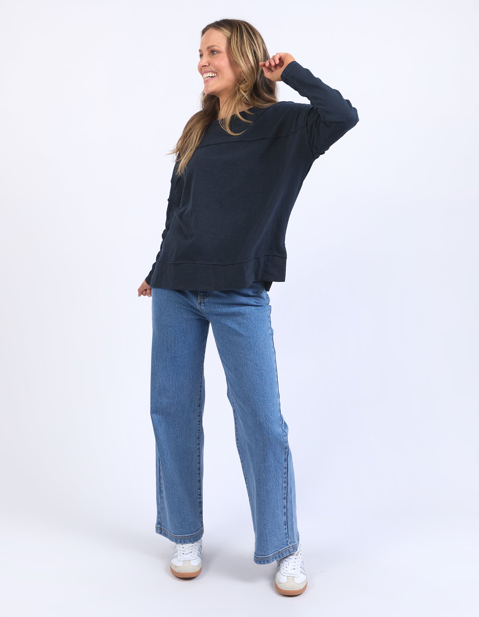 Jayne Throw On Top - Blue Editions